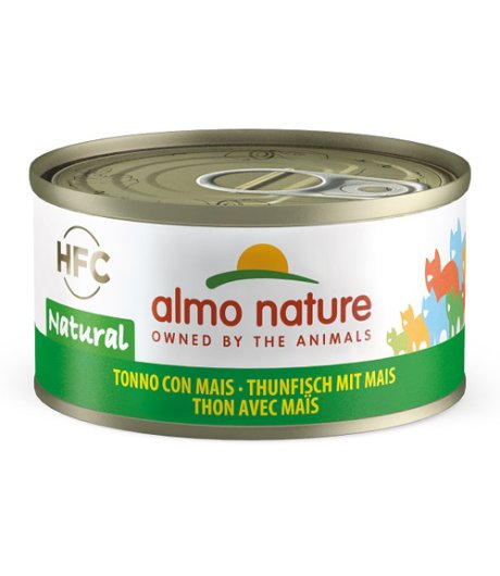 ALMO NATURE GATTO HFC NATURAL TONNO MAIS 70GR (lattina)