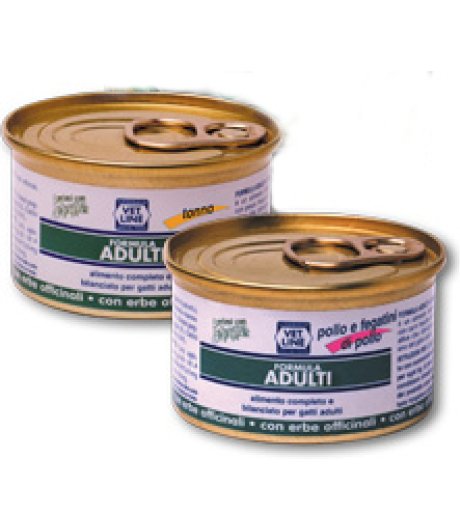 OLISTIKA VET LINE GATTO ADULT POLLO FEGATINI 85GR (lattina)