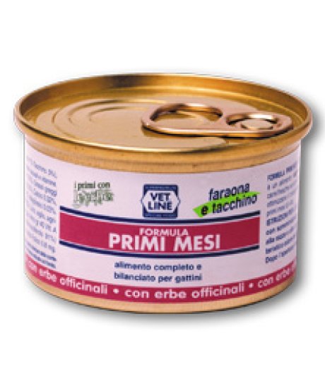 OLISTIKA VET LINE GATTO PRIMI MESI FARAONA TACCHINO 85GR (lattina)