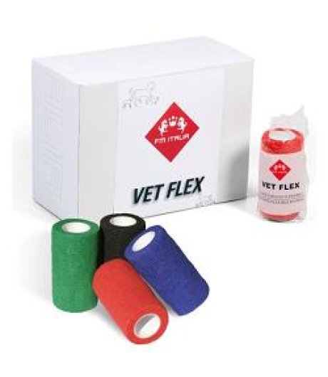 VET FLEX FASCIA ELASTICA COLORE ARANCIO FLUO 10CMx4,5MT - FM ITALIA