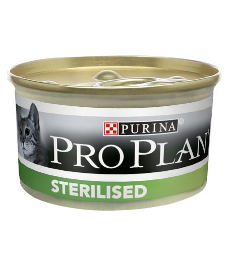 NESTLE' PURINA PRO PLAN GATTO MOUSSE STERILISED TONNO SALMONE 85GR (lattina)
