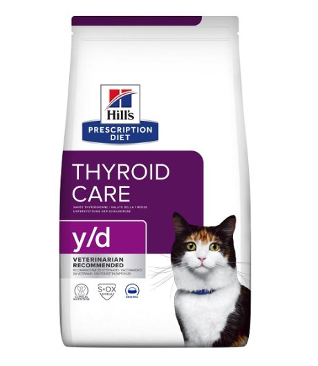 HILL'S GATTO DIET Y/D THYROID CARE ORIGINAL 1,5KG