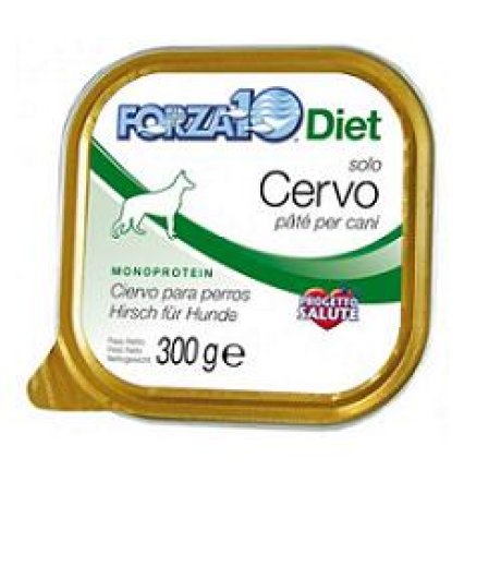 FORZA10 CANE DIET PATE' SOLO CERVO 100GR (vaschetta)