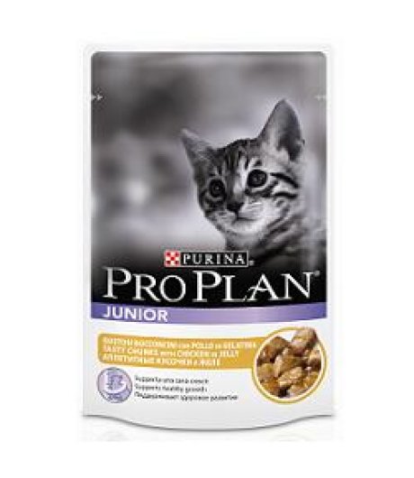 NESTLE' PURINA PRO PLAN GATTO NUTRI SAVOUR JELLY JUNIOR POLLO 85GR (bustina)