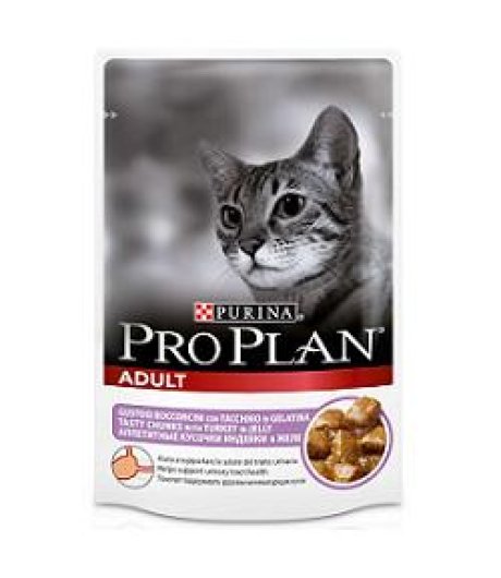 NESTLE' PURINA PRO PLAN GATTO JELLY ADULT TACCHINO 85GR (bustina)
