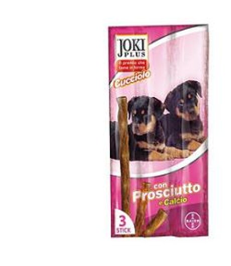 JOKI PLUS CANE SNACK CUCCIOLO 3 STICKS PROSCIUTTO 15GR