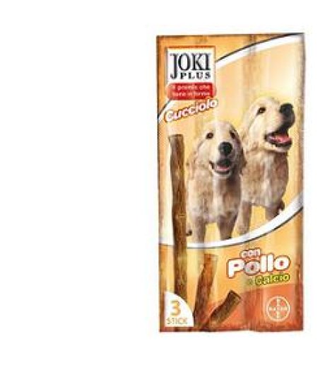 JOKI PLUS CANE SNACK CUCCIOLO 3 STICKS POLLO 15GR