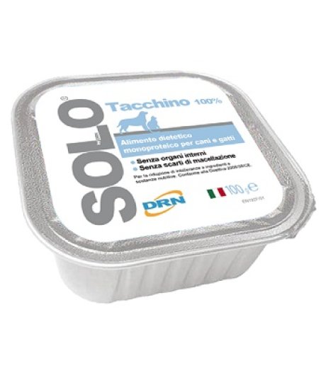 NEXTMUNE DRN SOLO CANE/GATTO MONOPROTEICO TACCHINO 100GR (vaschetta)
