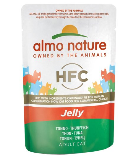 ALMO NATURE GATTO HFC JELLY ADULT TONNO 55GR (bustina)