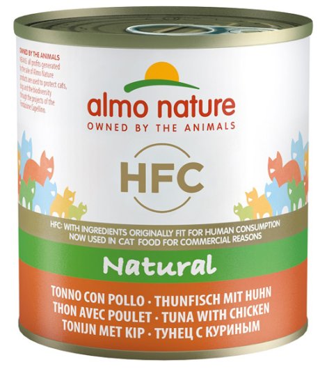 ALMO NATURE GATTO HFC NATURAL TONNO POLLO 280GR (lattina)