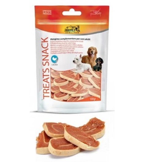 CAMON CANE SNACK TREATS BOCCONCINI POLLO MERLUZZO 100GR