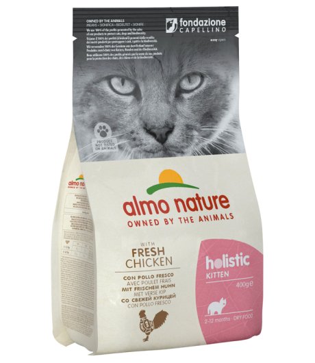 ALMO NATURE GATTO HOLISTIC KITTEN POLLO 400GR