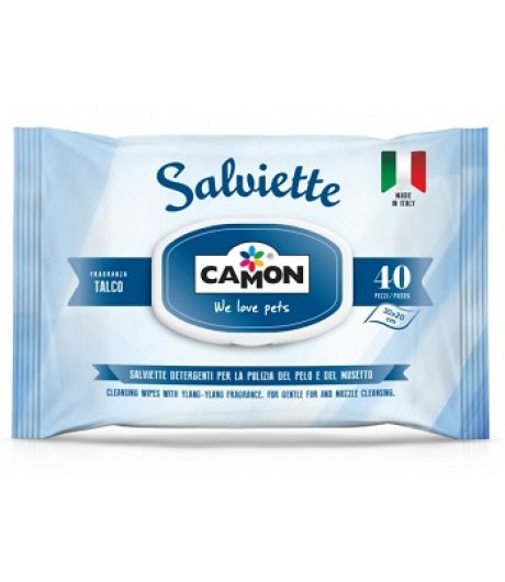 CAMON SALVIETTE DETERGENTI TALCO 40PZ