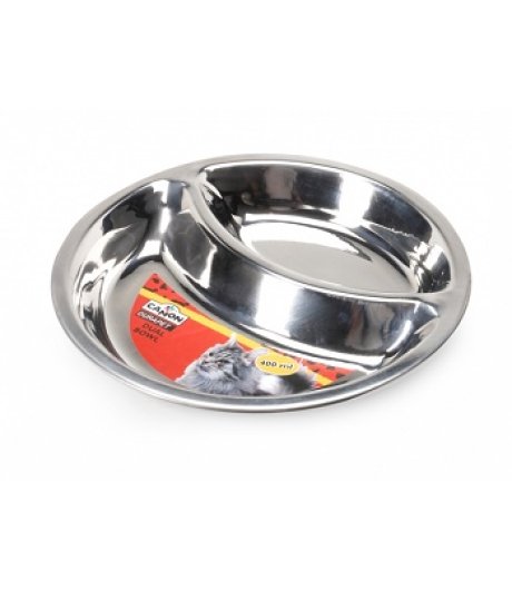 CAMON CIOTOLA DURAPET DUALBOWL ACCIAIO INOX 16CM 200ML