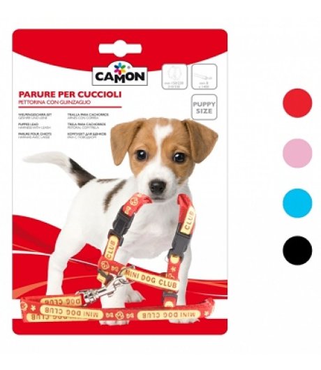 CAMON PARURE CUCCIOLI PETTORINA GUINZAGLIO 1x140CM