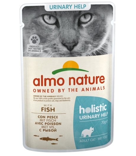 ALMO NATURE GATTO HOLISTIC URINARY HELP ADULT PESCE 70GR (bustina) ALMO NATURE GATTO HOLISTIC URINARY HELP ADULT PESCE 70GR (bustina)