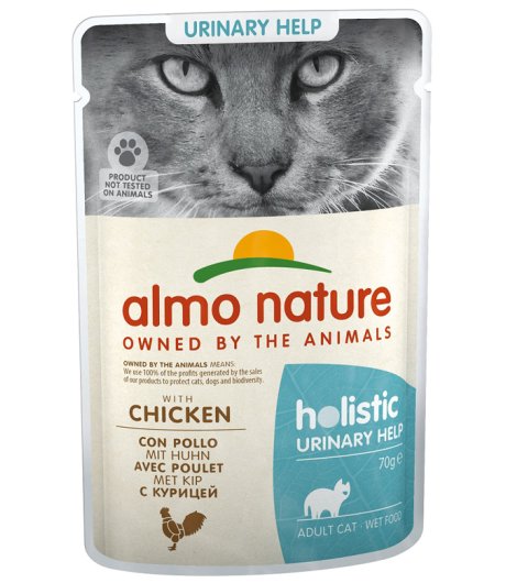 ALMO NATURE GATTO HOLISTIC URINARY HELP ADULT POLLO 70GR (bustina) ALMO NATURE GATTO HOLISTIC URINARY HELP ADULT POLLO 70GR (bustina)