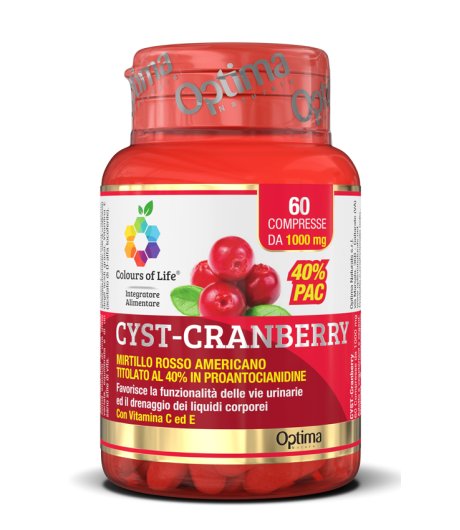 CYST-CRANBERRY 60CPR COLOURS