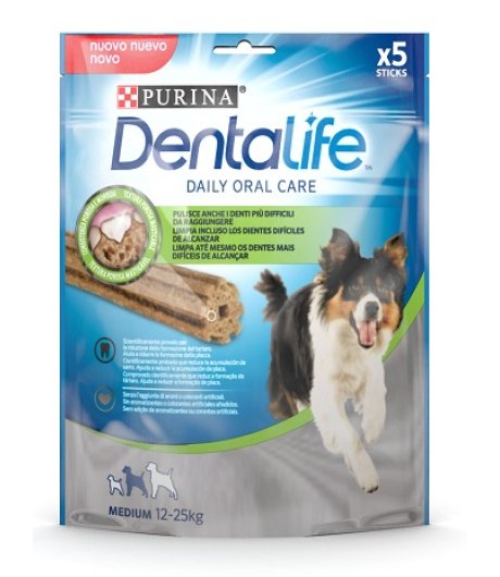 NESTLE' PURINA CANE SNACK DENTALIFE MEDIUM 5 STICKS 115GR