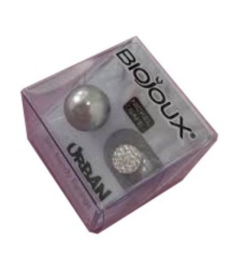 BJU801 ORECCHINI PERLA GRI SS