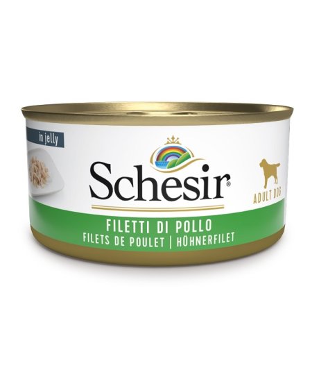 SCHESIR CANE JELLY POLLO 150GR (lattina) SCHESIR CANE JELLY POLLO 150GR (lattina)