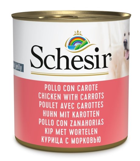 SCHESIR CANE JELLY POLLO CAROTE 285GR (lattina) SCHESIR CANE JELLY POLLO CAROTE 285GR (lattina)