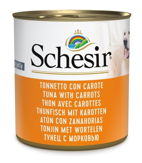 SCHESIR CANE JELLY TONNO CAROTE 285GR (lattina) SCHESIR CANE JELLY TONNO CAROTE 285GR (lattina)