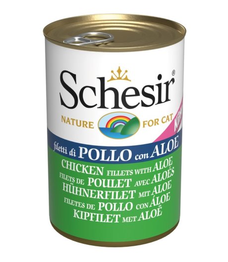SCHESIR GATTO JELLY KITTEN POLLO ALOE 140GR (lattina)