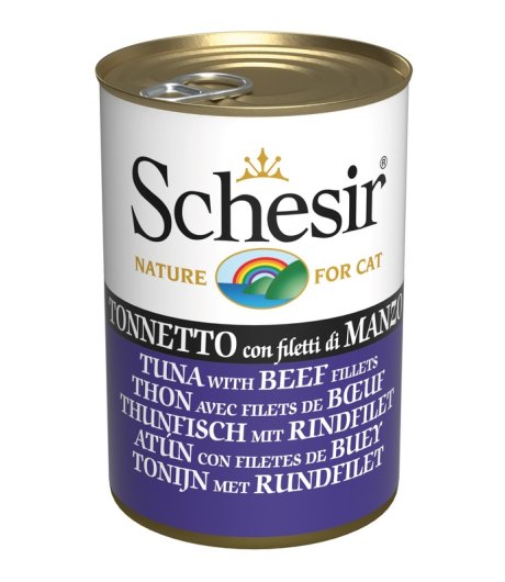 SCHESIR GATTO JELLY TONNETTO MANZO 140GR (lattina)