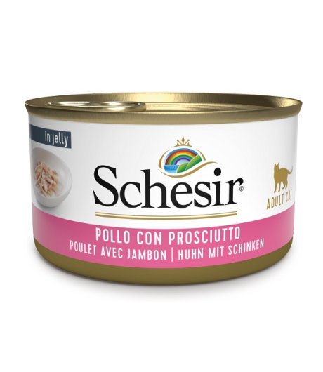 SCHESIR GATTO JELLY POLLO PROSCIUTTO 70GR (lattina)