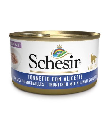 SCHESIR GATTO BRODO DI COTTURA TONNETTO ALICETTE 85GR (lattina)