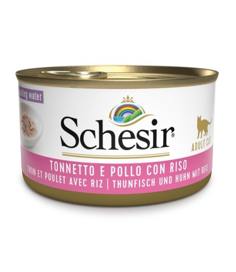 SCHESIR GATTO BRODO DI COTTURA TONNETTO POLLO 85GR (lattina)