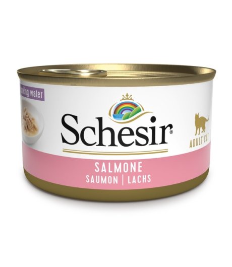 SCHESIR GATTO BRODO DI COTTURA SALMONE 85GR (lattina)