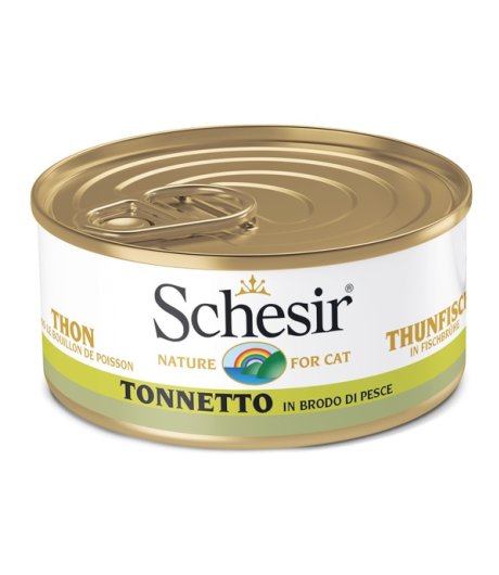 SCHESIR GATTO BRODO DI COTTURA TONNO 70GR (lattina)