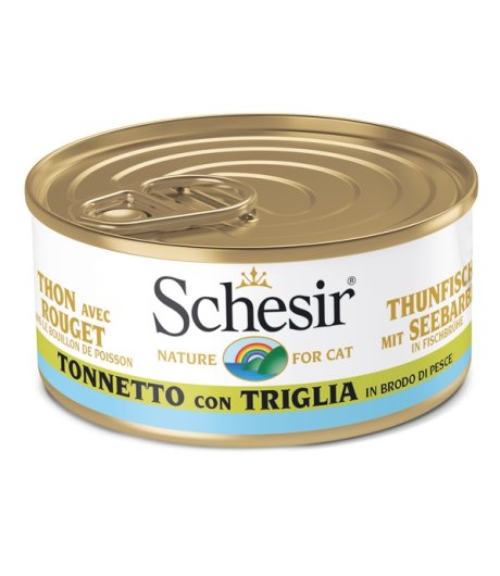 SCHESIR GATTO BRODO DI COTTURA TONNETTO TRIGLIA 70GR (lattina)