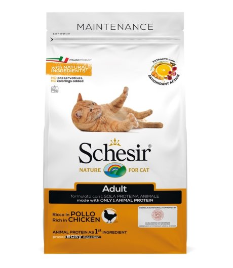 SCHESIR GATTO MAINTENANCE ADULT POLLO 400GR SCHESIR GATTO MAINTENANCE ADULT POLLO 400GR