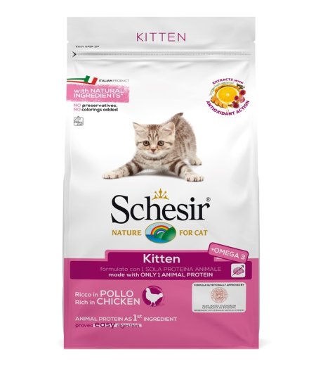 SCHESIR GATTO KITTEN POLLO 400GR SCHESIR GATTO KITTEN POLLO 400GR
