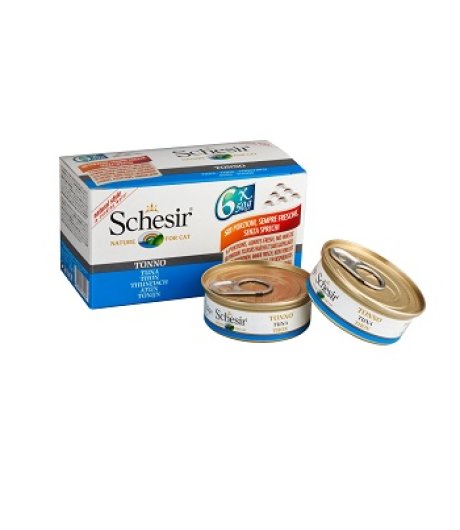 SCHESIR GATTO BRODO DI COTTURA TONNO 6x50GR (lattina) MULTIPACK