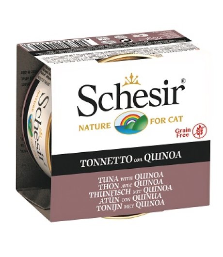 SCHESIR GATTO JELLY GRAIN FREE TONNETTO QUINOA 85GR (lattina)