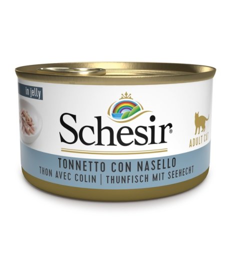 SCHESIR GATTO JELLY TONNETTO NASELLO 70GR (lattina)