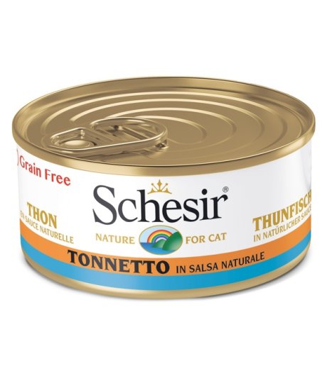 SCHESIR GATTO SALSA NATURALE TONNETTO 70GR (lattina)