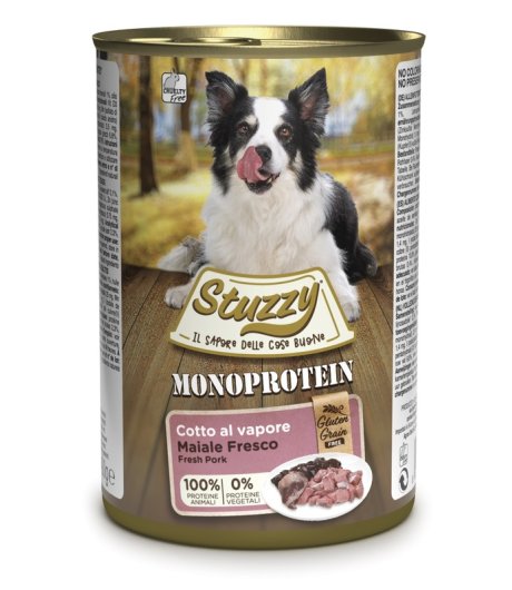 STUZZY CANE MONOPROTEICO ADULT MAIALE 400GR (lattina) STUZZY CANE MONOPROTEICO ADULT MAIALE 400GR (lattina)
