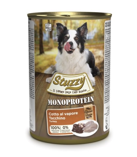 STUZZY CANE MONOPROTEICO ADULT TACCHINO 400GR (lattina) STUZZY CANE MONOPROTEICO ADULT TACCHINO 400GR (lattina)