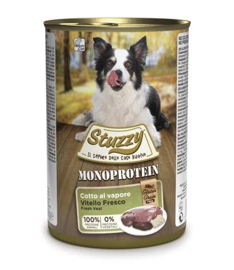 STUZZY CANE MONOPROTEICO ADULT VITELLO 400GR (lattina) STUZZY CANE MONOPROTEICO ADULT VITELLO 400GR (lattina)