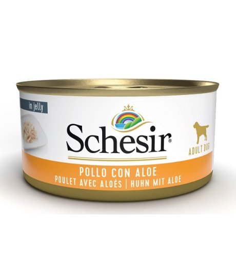 SCHESIR CANE JELLY POLLO ALOE 150GR (lattina) SCHESIR CANE JELLY POLLO ALOE 150GR (lattina)