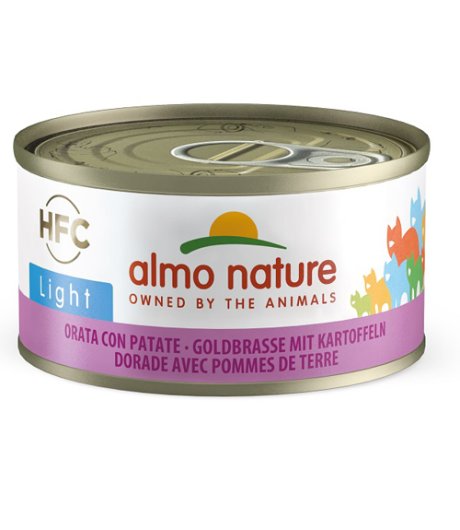 ALMO NATURE GATTO HFC LIGHT ORATA PATATE 70GR (lattina)