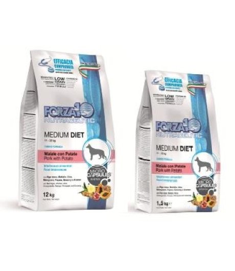 FORZA10 CANE DIET LOW MEDIUM MAIALE PATATE 1,5KG