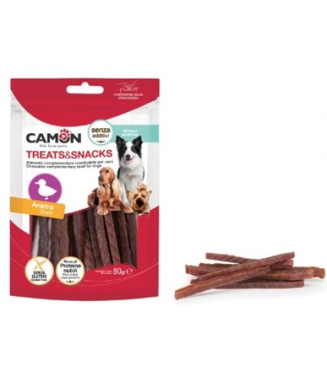 CAMON CANE SNACK TREATS STICKS ANATRA 80GR