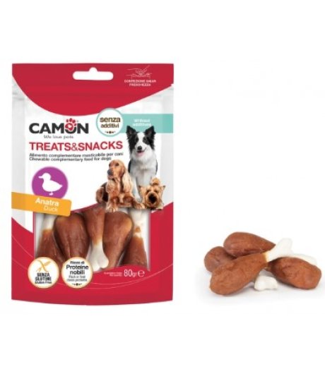 CAMON CANE SNACK TREATS COSCE ANATRA 80GR
