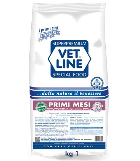 OLISTIKA VET LINE CANE PRIMI MESI MONOPROTEICO BUFALO 1KG